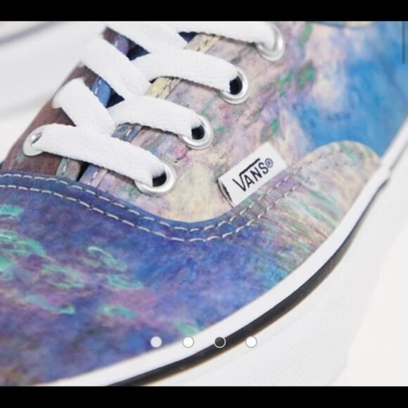 VANS Authentic Moma CLAUDE MONET Water Lily SNEAKERS Size Mens 5- Womens 6.5 - Picture 14 of 14
